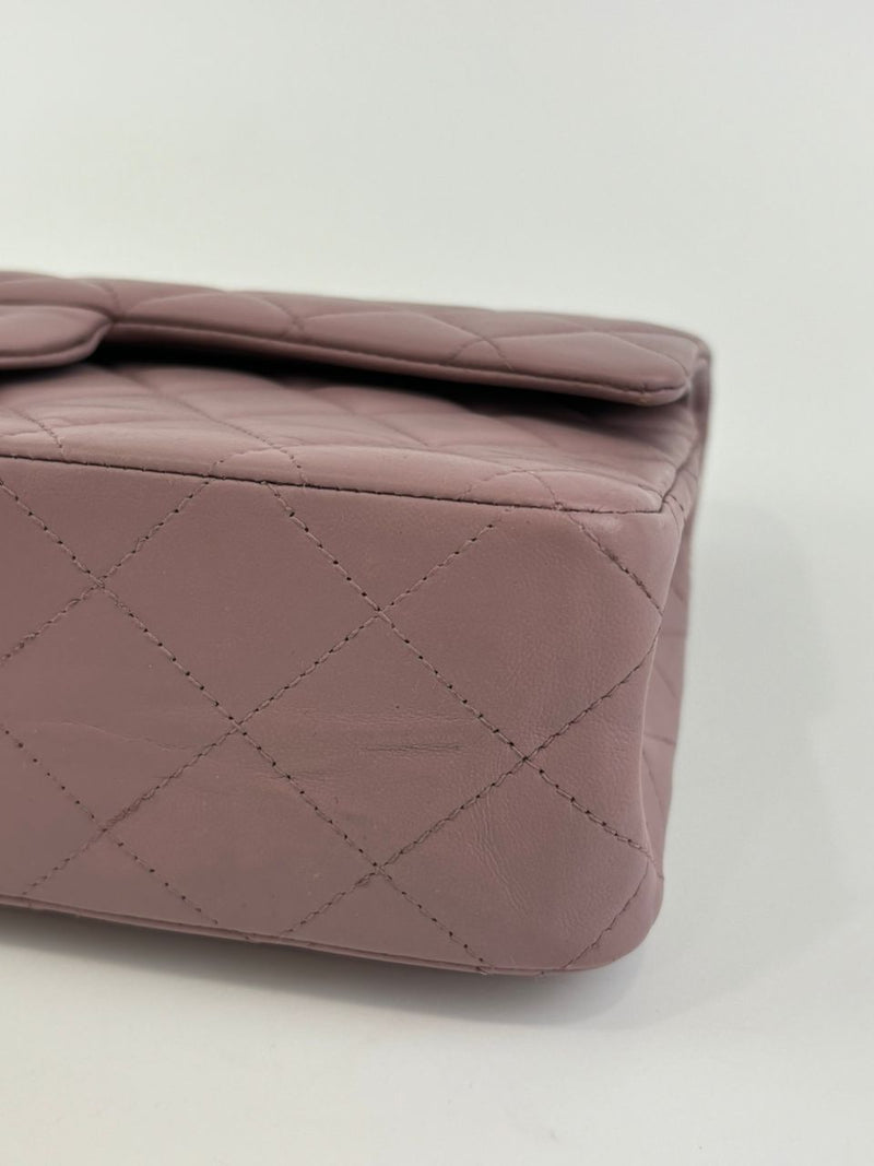 Classic 11.12 Medium Flap Dark Pink Lambskin SHW