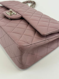 Classic 11.12 Medium Flap Dark Pink Lambskin SHW