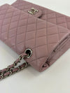 Classic 11.12 Medium Flap Dark Pink Lambskin SHW