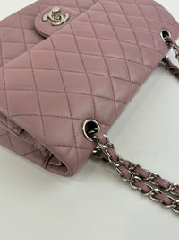 Classic 11.12 Medium Flap Dark Pink Lambskin SHW