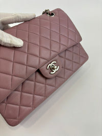 Classic 11.12 Medium Flap Dark Pink Lambskin SHW