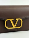 Vlogo Wristlet Clutch Fondant