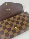 N63209 Sarah Wallet Damier Ebene