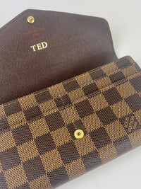 N63209 Sarah Wallet Damier Ebene