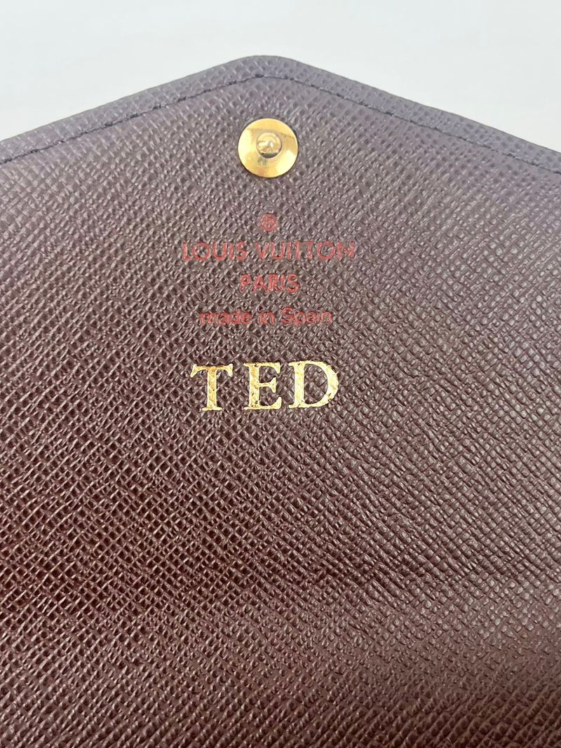 N63209 Sarah Wallet Damier Ebene