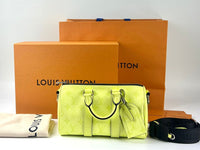 M14078 Keepall Bandouliere 25 Taigarama Lemon Yellow (RFID)