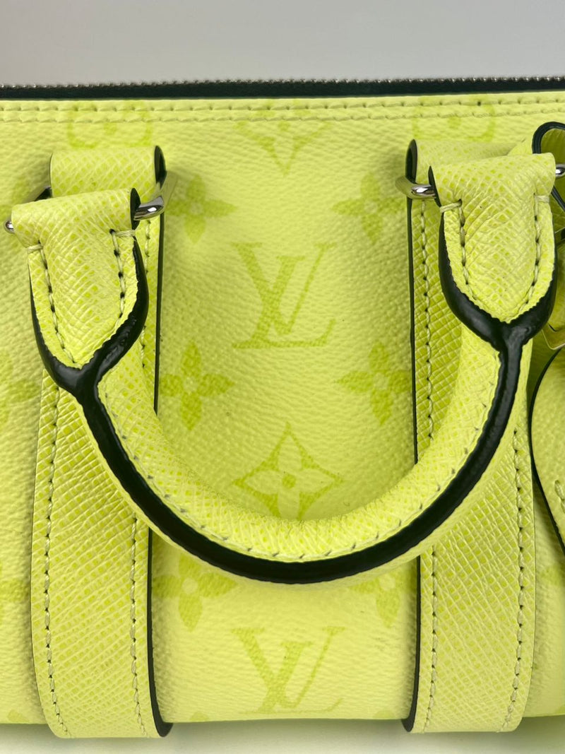 M14078 Keepall Bandouliere 25 Taigarama Lemon Yellow (RFID)