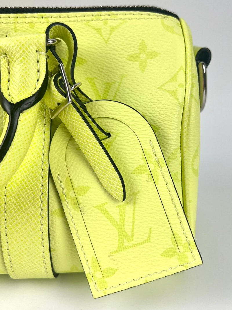 M14078 Keepall Bandouliere 25 Taigarama Lemon Yellow (RFID)
