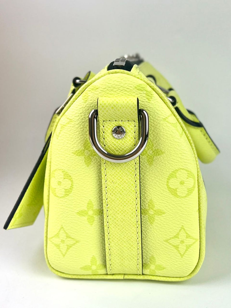 M14078 Keepall Bandouliere 25 Taigarama Lemon Yellow (RFID)