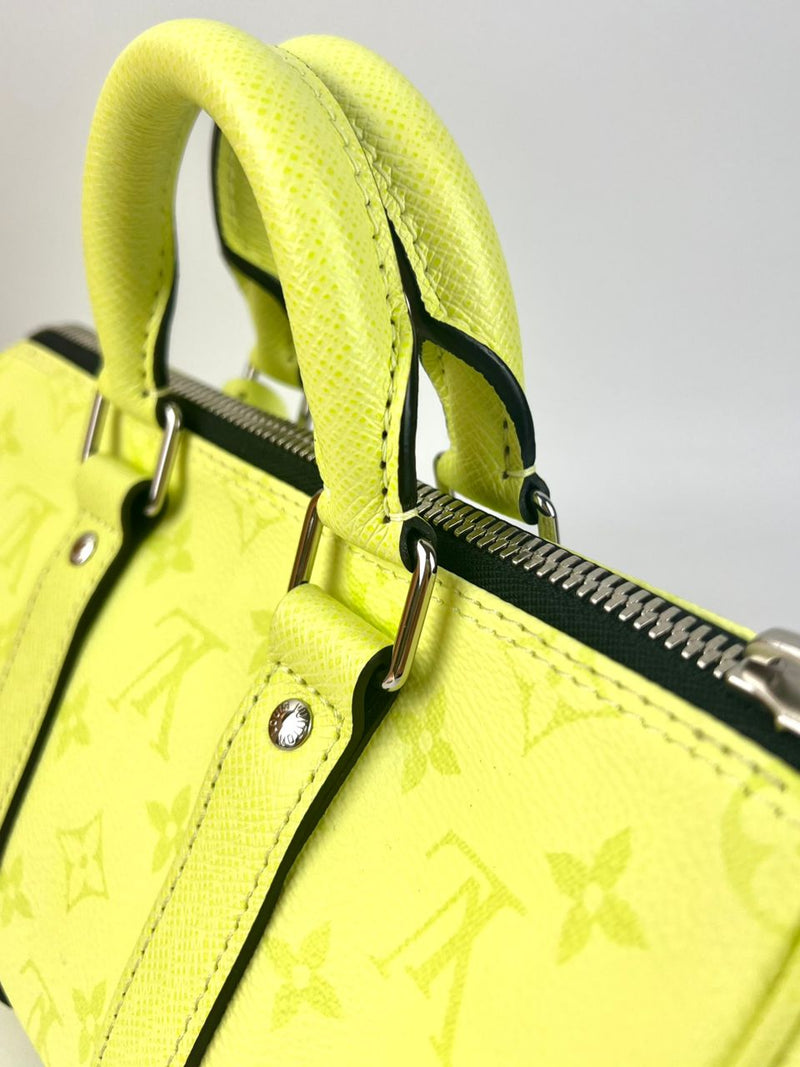 M14078 Keepall Bandouliere 25 Taigarama Lemon Yellow (RFID)