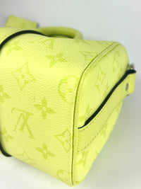 M14078 Keepall Bandouliere 25 Taigarama Lemon Yellow (RFID)