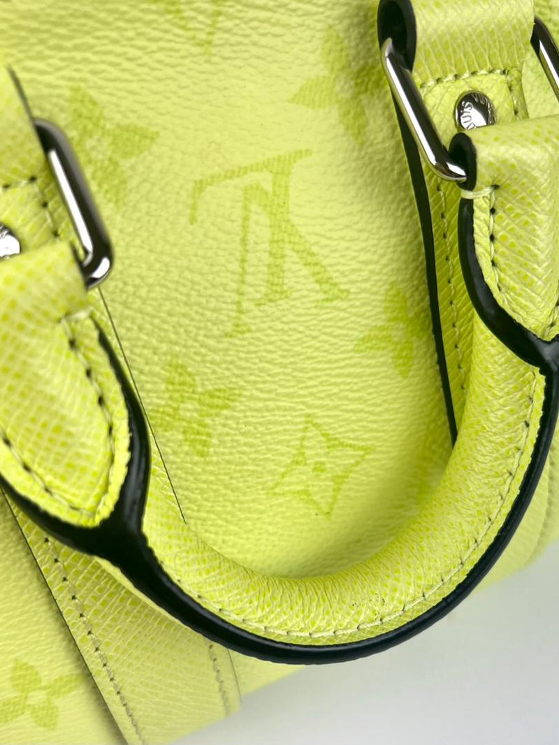 M14078 Keepall Bandouliere 25 Taigarama Lemon Yellow (RFID)