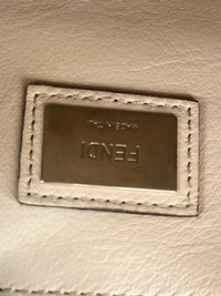 8BN290 Vitello Seta Lace Up Medium Peekaboo Iconic Satchel Grigio Polvere