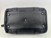 Small Snap Out of It Black Leather Satchel Bag
