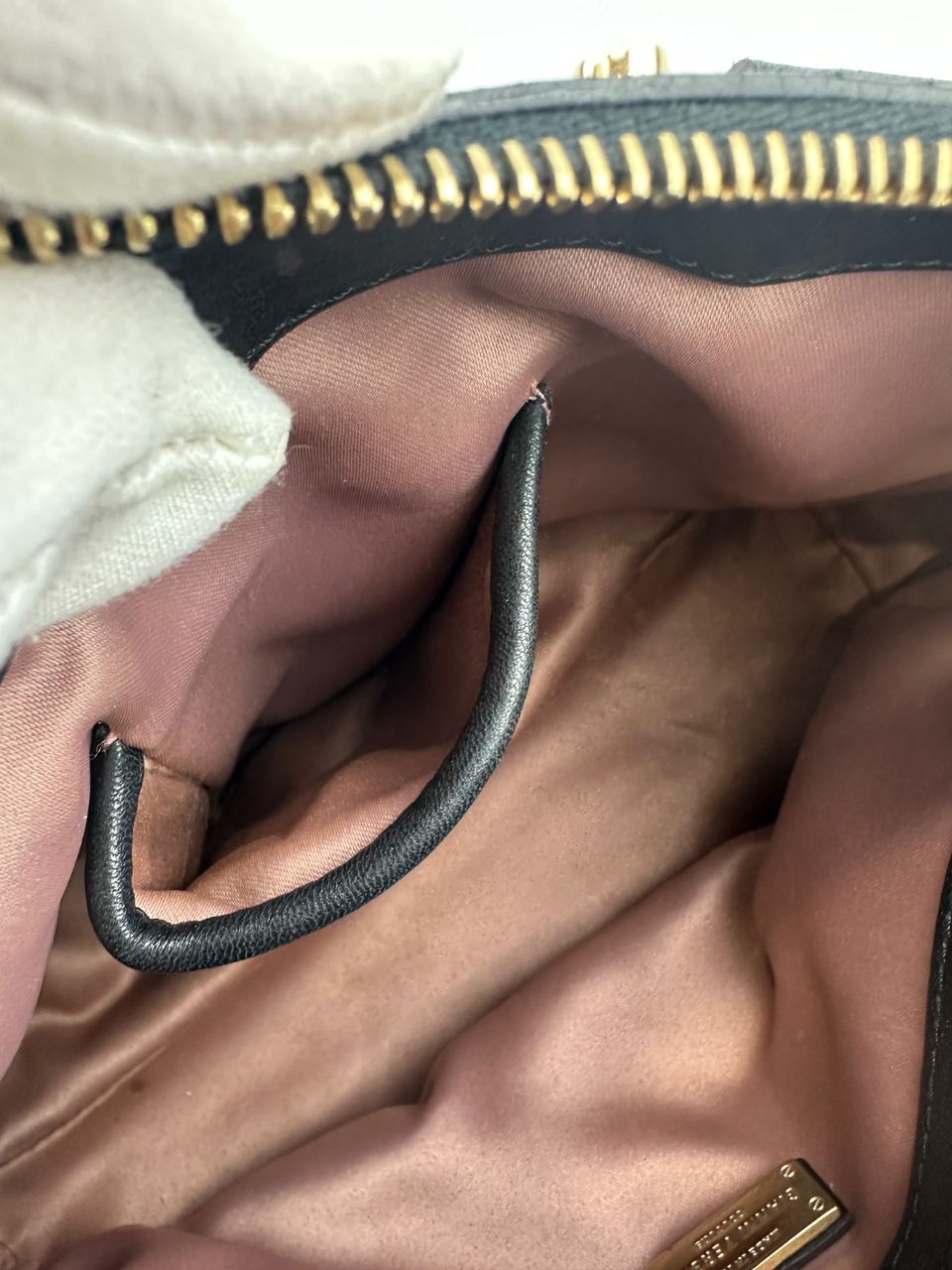 Small Snap Out of It Black Leather Satchel Bag