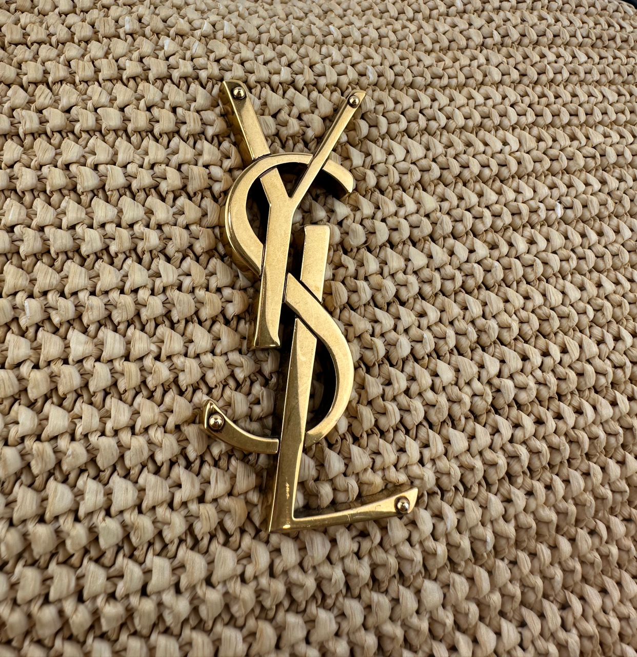 Lou Woven Raffia Camera Bag