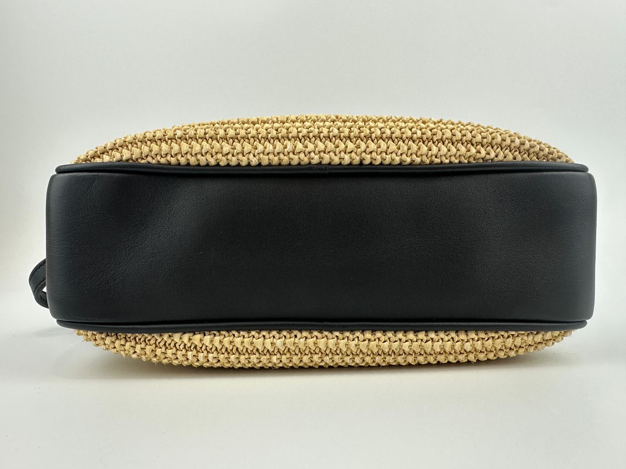 Lou Woven Raffia Camera Bag