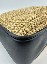 Lou Woven Raffia Camera Bag