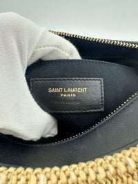 Lou Woven Raffia Camera Bag