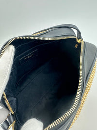 Lou Woven Raffia Camera Bag