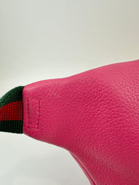 Retro Print GUCCI Pink Leather Belt Bag