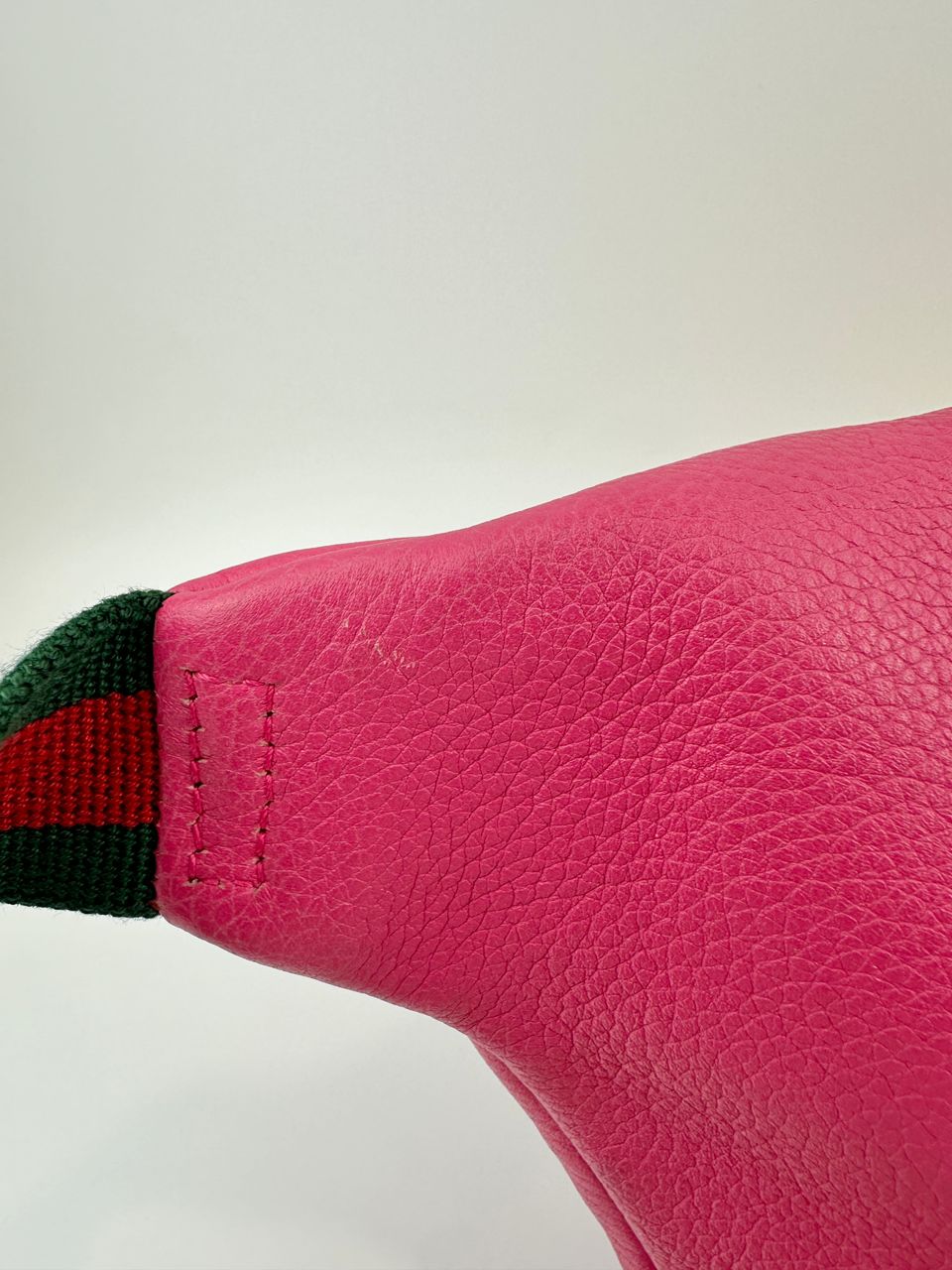 Retro Print GUCCI Pink Leather Belt Bag