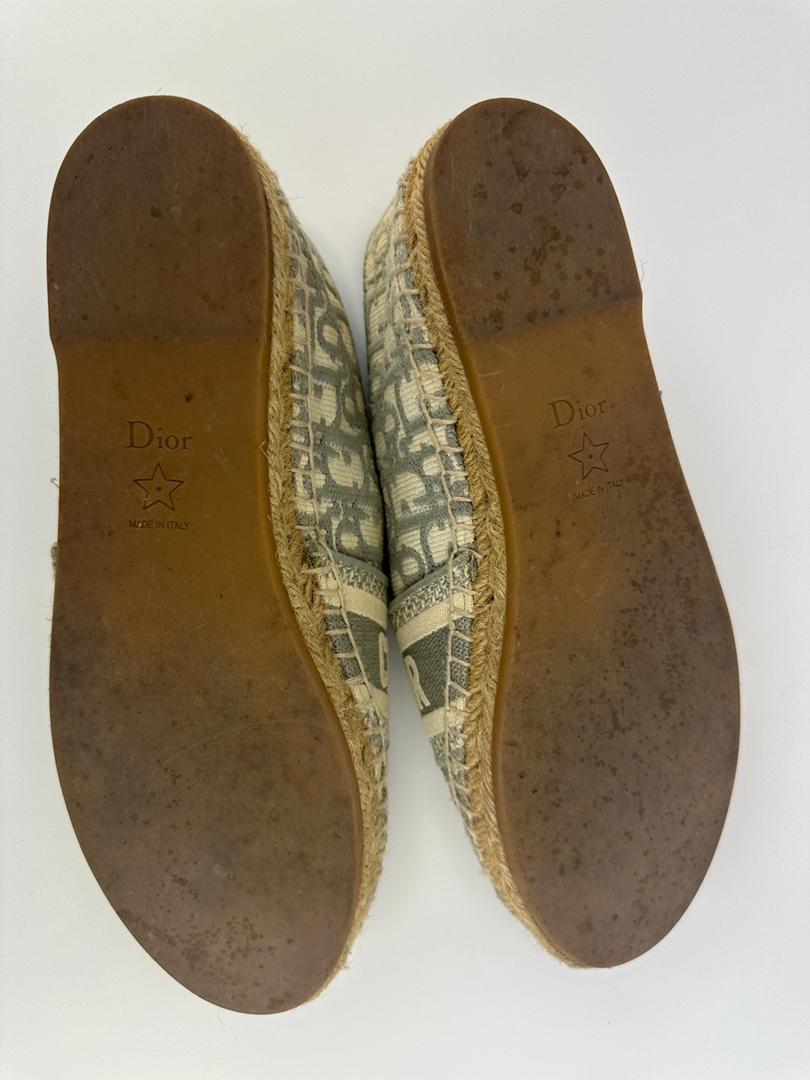 Black Calfskin Leather Low-Top Sneakers Size 42