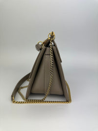 Sept Mini Taupe Smooth Calfskin Leather Bag