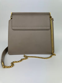 Sept Mini Taupe Smooth Calfskin Leather Bag