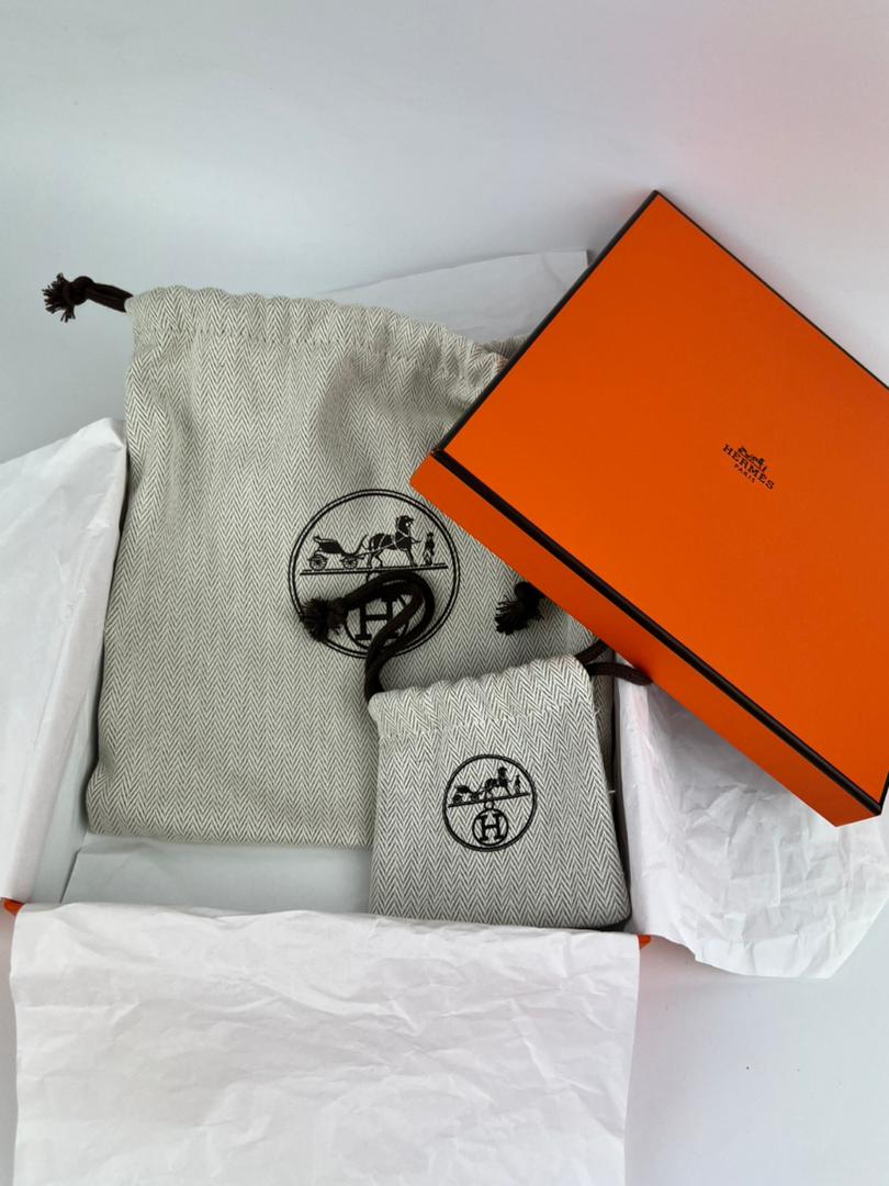 32mm H Belt Buckle in Gold Togo|Black Box Leather Strap Size 100cm