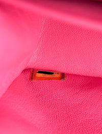 Classic Medium Flap Patent Salmon Pink SHW