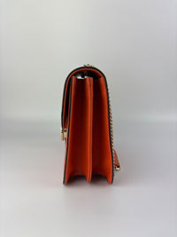 510303 Dollar Calfskin Interlocking G Orange Medium