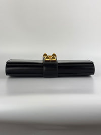 Medor 29 Clutch Black Box Leather GHW