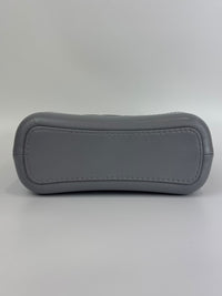 A91810 Small Gabrielle Hobo in Light Grey Quilted Calfskin