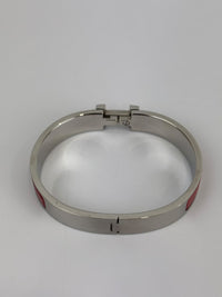 Clic H Bracelet Red PHW Size TGM