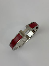 Clic H Bracelet Red PHW Size TGM