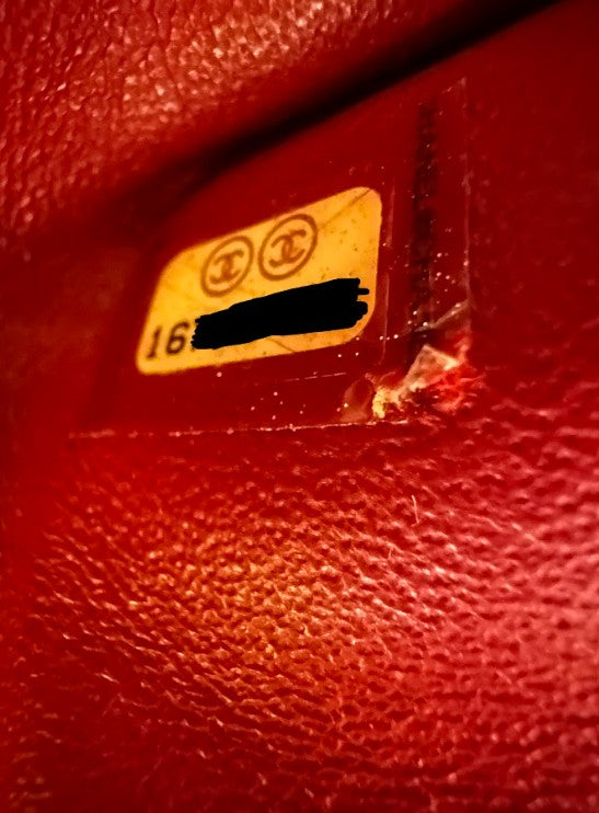 Classic Jumbo Red Caviar Double Flap Bag SHW