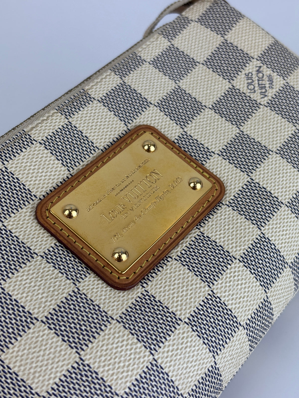 Eva Clutch Damier Azur - Glampot