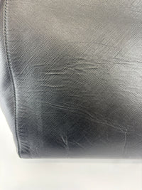 Salvatore Ferragamo Vara Ribbon Chain Shoulder Tote in Black - Glampot