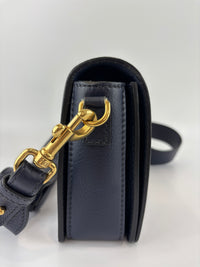 Dior Dio(r)evolution Flap Bag in Navy Calfskin GHW - Glampot