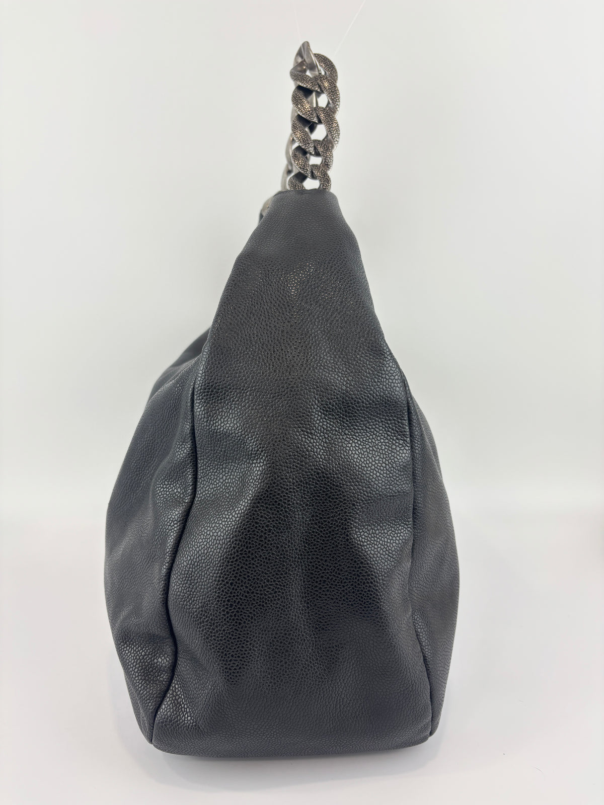Chanel 31 Hobo in Black Caviar Antique Chain - Glampot