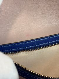 Valentino Garavani Rockstud Clutch in Navy - Glampot