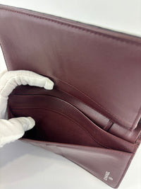 Chanel Bi-fold Yen Wallet in Black Lambskin SHW - Glampot