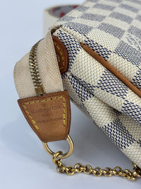 Eva Clutch Damier Azur - Glampot