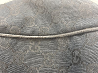 Gucci Black Web Strap Flap Messenger GG Canvas Medium - Glampot
