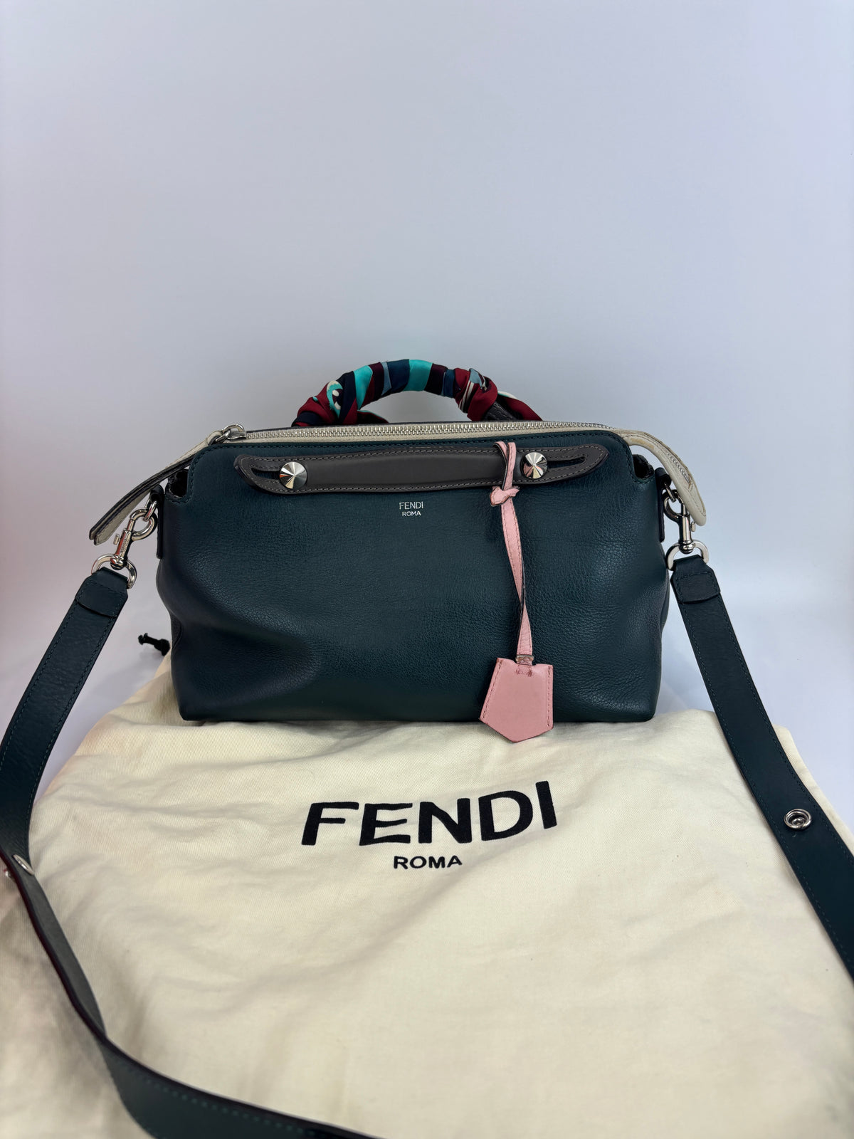 Fendi Medium By The Way in Green - Glampot
