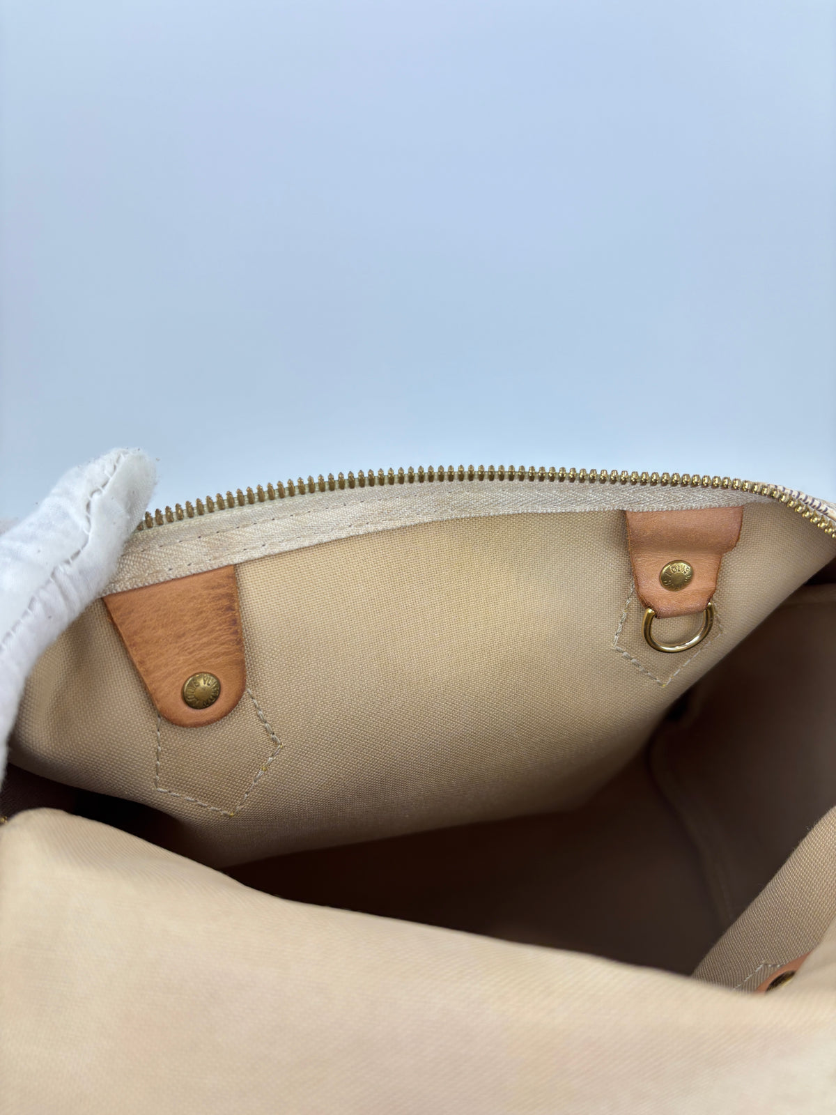 Speedy Bandouliere 30 Damier Azur - Glampot