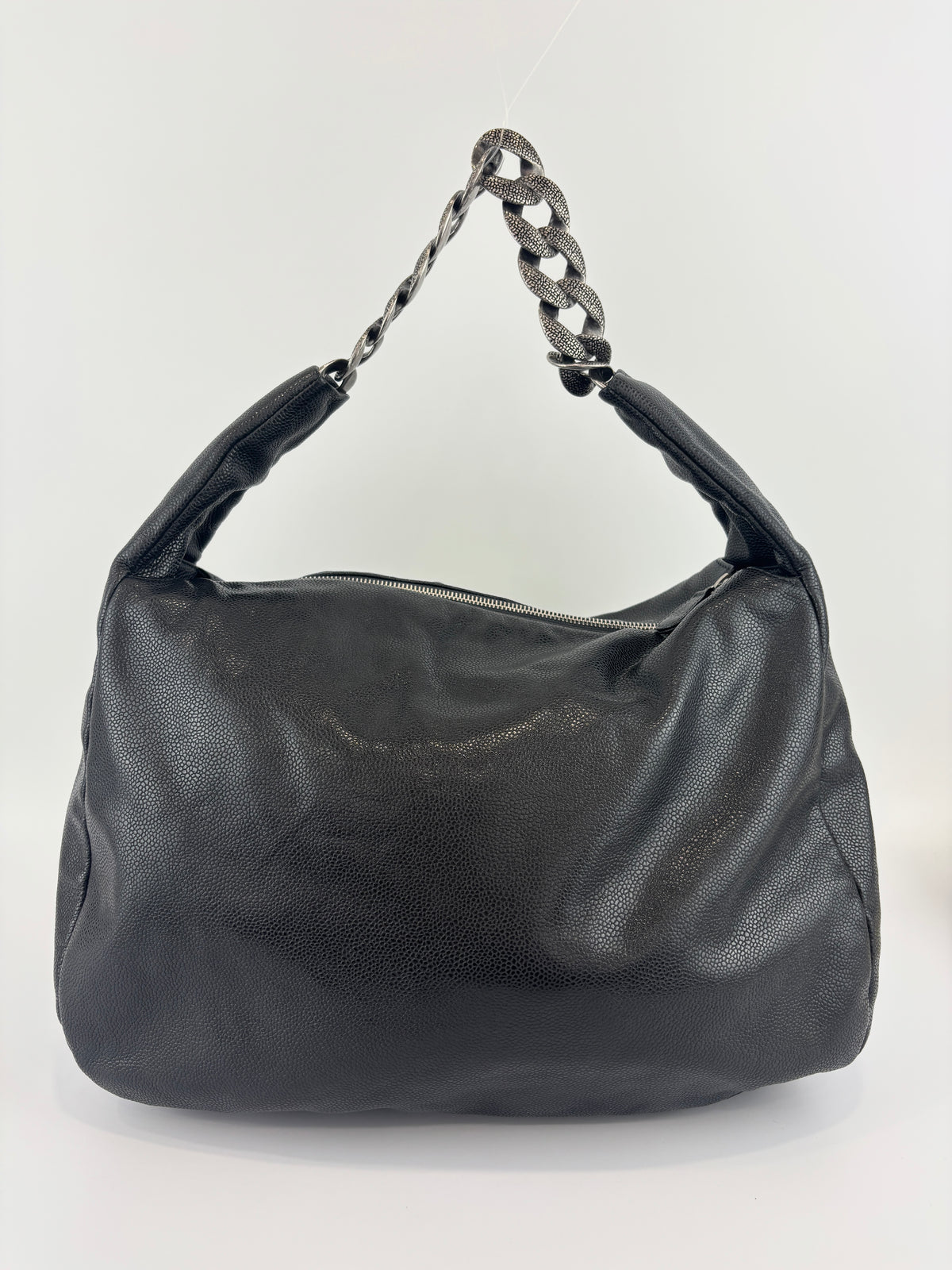 Chanel 31 Hobo in Black Caviar Antique Chain - Glampot