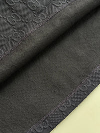 768579 GG Detail Jacquard Polo Shirt with Pink / Green Collar Size M - Glampot