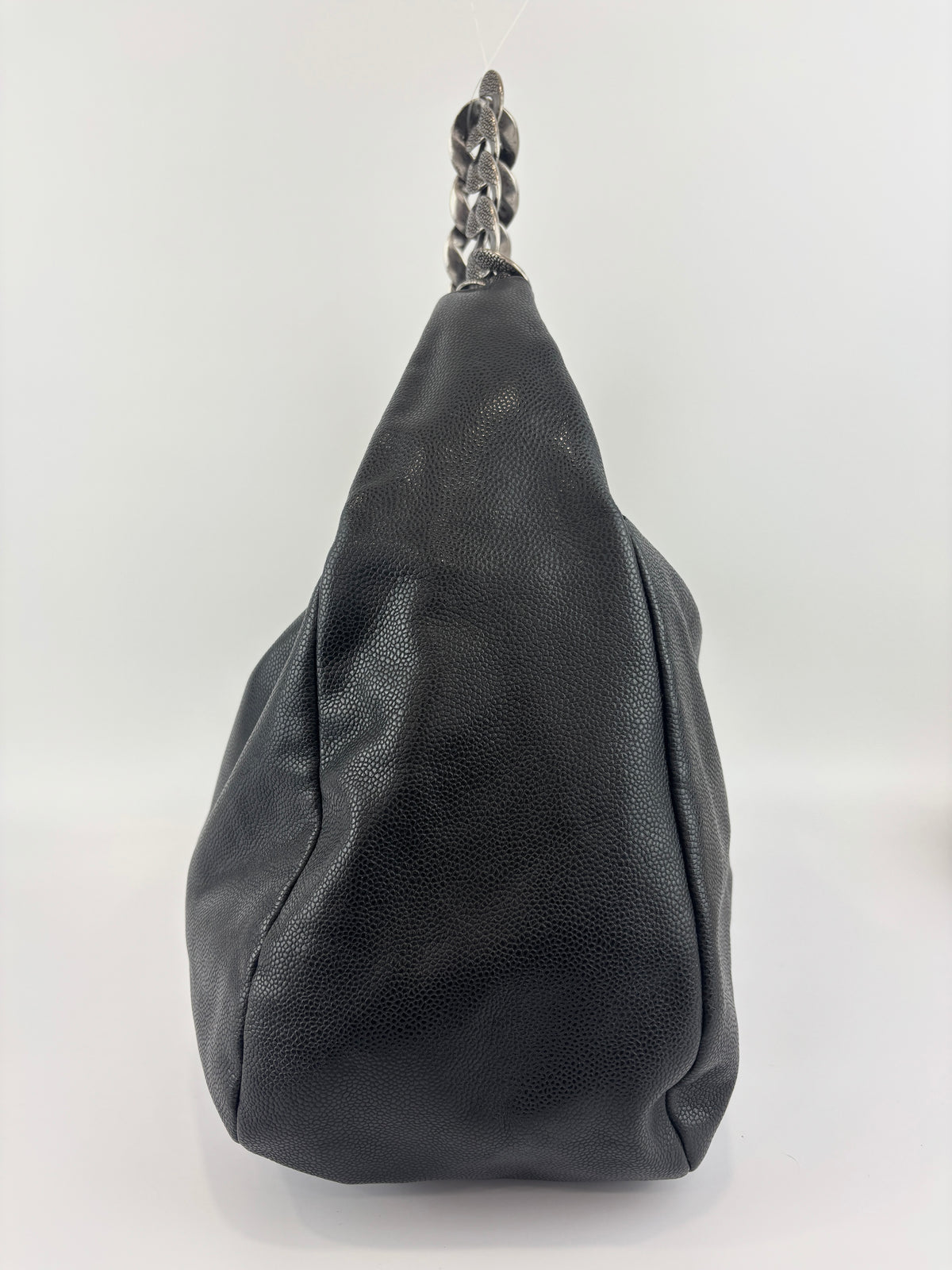 Chanel 31 Hobo in Black Caviar Antique Chain - Glampot